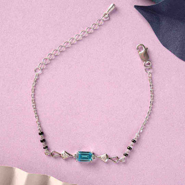 Silver Mangalsutra Bracelet