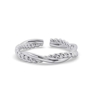 CLARA Pure 925 Sterling Silver Minimal Office Wear Finger Ring 