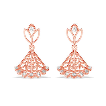 Silver Omya Jhumki Earrings