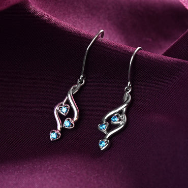 Silver Valentina Earrings