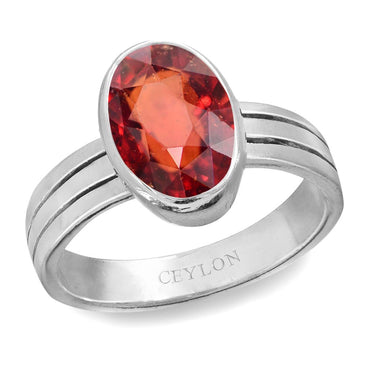 Ceylon Gems Premium Gomed Hessonite 3cts or 3.25ratti stone Stunning Silver Ring