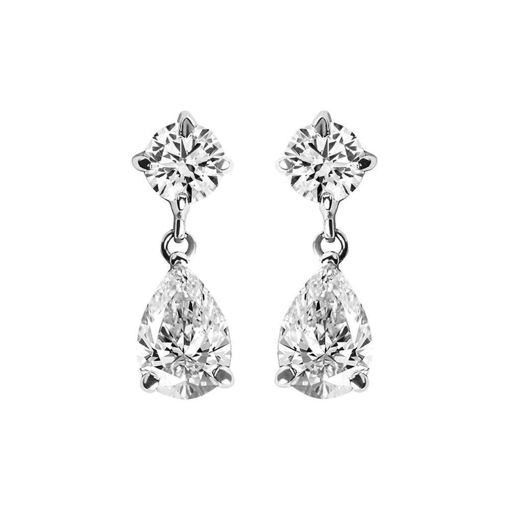 Silver Liba Drop Earrings