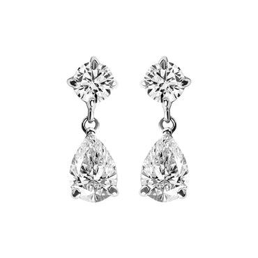 Clara 925 Sterling Silver Liba Drop Earrings