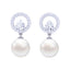 Silver Pearl Earrings