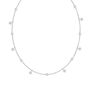 CLARA 925 Sterling Silver Minimal Daily wear Charm Minimal Necklace Chain 