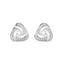 Silver Bianca Solitaire Stud Earrings 