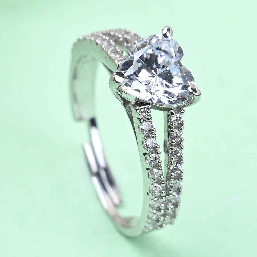 Silver Proposal Finger Ring