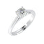 CLARA Pure 925 Sterling Silver Luca Adjustable Ring Gift for Women and Girls