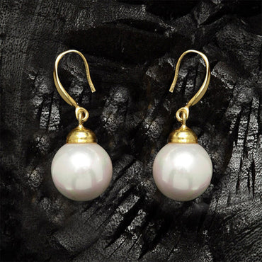 Silver Classic Pearl Earrings