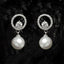 Clara 92.5 Sterling Silver Gold Plated Pearl Earrings Gift for Women and Girls