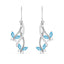 Silver Butterfly Earrings