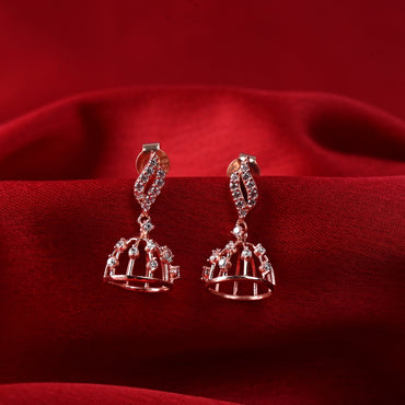 Silver Alani Jhumki Earrings