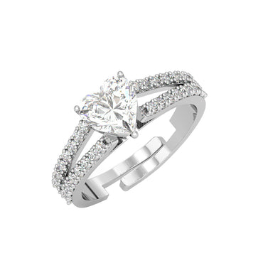 Silver Proposal Finger Ring