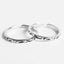 CLARA 925 Sterling Silver Mila Toe Rings Pair 