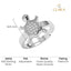 Silver Good Luck Tortoise Turtle Ring