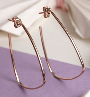 Silver Olya Hoop Earrings