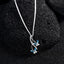 CLARA 925 Sterling Silver Butterfly Pendant Chain Necklace 