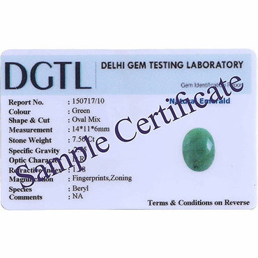 Clara Natural Green Onyx Haqiq 4.25 to 4.5 RATTI